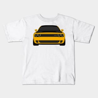 DODGE DEMON FRONT GOLD Kids T-Shirt